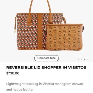 MCM Brown and Tan Clutch and Wristlet Set